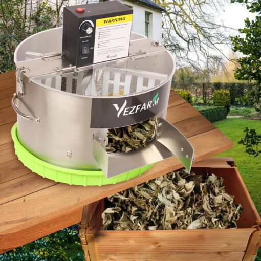 YEZFARM Electric 16 Inch Bud Leaf Bowl Trimmer Machine,Wet Dry Hydroponic Cutting Machine,Stranded Flower Rotary Cut for Hydroponic Plant Bud and Flower,Sharp Stainless Steel Blade, Silicone Tray - Image 2