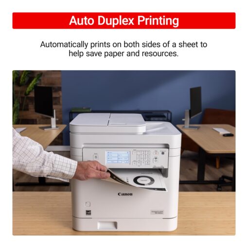 Canon imageCLASS MF289dw - Monochrome, Duplex, Wireless Laser Printer, All-in-One Print, Copy, Scan, Fax, Auto Document Feeder, 1 Year Limited Warranty, 35 PPM, White - Image 6