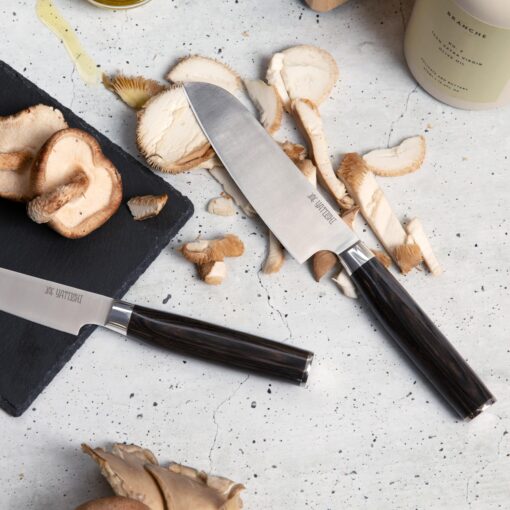 Yatoshi 15 Piece Knife Block Set - Pro Kitchen Knife Set Ultra Sharp High Carbon Stainless Steel with Ergonomic Handle - Image 3