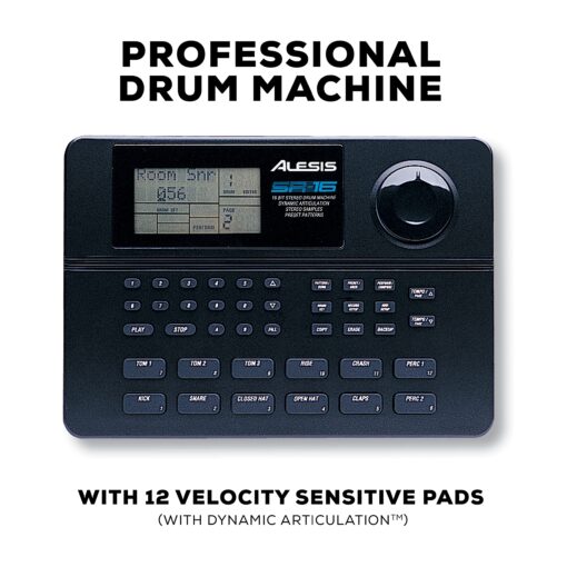 Alesis SR-16 - Studio-Grade Standalone Drum Machine With On-Board Sound Library, Performance Driven I/O and In-Built Effects - Image 6
