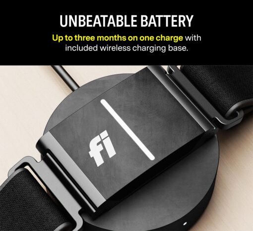 Fi Series 3 Smart Dog Collar - GPS Dog Tracker and Activity & Health Monitor, Waterproof, LED Light, Escape Alerts, Nationwide Coverage [Free 1 Year Membership] (Yellow, X Small) - Image 2