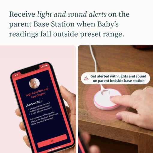 Owlet Dream Sock® - FDA-Cleared Smart Baby Monitor - Track Live Pulse (Heart) Rate, Oxygen in Infants - Receive Notifications - Image 5