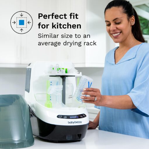 Baby Brezza Bottle Washer Pro - Baby Bottle Washer, Sterilizer + Dryer - All in One Machine Cleans Bottles, Pump Parts, & Sippy Cups - Replaces Hand Washing, Bottle Brushes and Drying Racks - Image 3