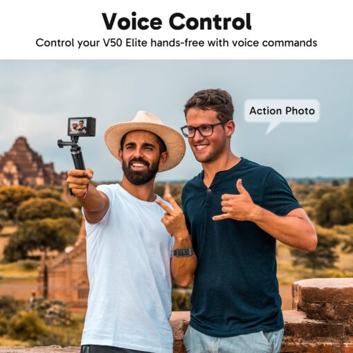 AKASO V50 Elite 4K60fps Touch Screen WiFi Action Camera Voice Control EIS 131 feet Waterproof Camera 8X Zoom Remote Control - Image 8