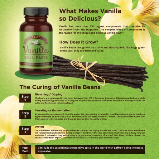 Vanilla Bean Paste for Baking and Cooking - Gourmet Madagascar Bourbon Blend made with Real Vanilla Seeds - 1 Gallon - Image 6