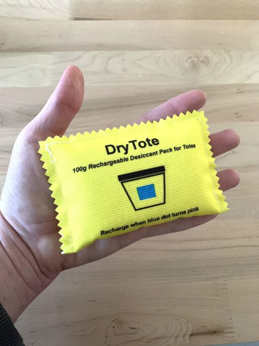 100g Rechargeable Desiccant Pack of 50 - Moisture Absorbing Bag - Desiccant Dehumidifier for Storage Bins and Totes - Image 7