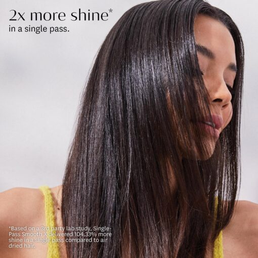 T3 SinglePass Smooth X Professional Flat Iron with Extra-Long Ceramic Plates for Faster Styling, 9 Heat Settings for All Hair Types, For Straightening, Curling, and Waving - Image 6