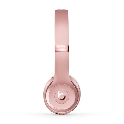Beats Solo3 Wireless On-Ear Headphones - Apple W1 Headphone Chip, Class 1 Bluetooth, 40 Hours of Listening Time, Built-in Microphone - Rose Gold - Image 2