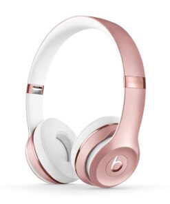 Beats Solo3 Wireless On-Ear Headphones - Apple W1 Headphone Chip, Class 1 Bluetooth, 40 Hours of Listening Time, Built-in Microphone - Rose Gold