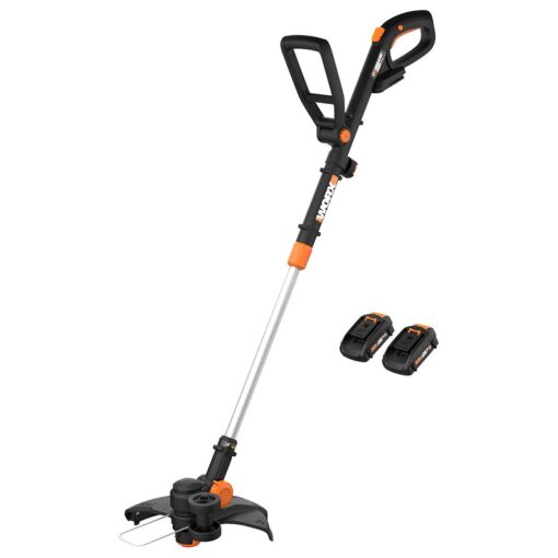 Worx String Trimmer/Edger/Lawn Mower 3-in-1 Grass Trimmer GT Revolution 20V 12" (2 Batteries & Charger Included) WG170 and WORX WA0047 4-Pack String Trimmer Replacement Line, Orange - Image 7