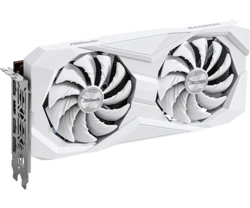ASRock AMD Radeon RX 6600 Challenger White 8GB GDDR6 Graphics Card 0dB Silent Cooling 128-bit 7680 x 4320 DisplayPort HDMI 14 Gbps Dual Fan 7nm - Image 6