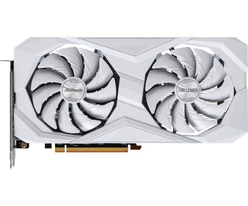 ASRock AMD Radeon RX 6600 Challenger White 8GB GDDR6 Graphics Card 0dB Silent Cooling 128-bit 7680 x 4320 DisplayPort HDMI 14 Gbps Dual Fan 7nm - Image 7