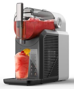 GreenEver Slushie Machine for Home: 15-Minute Slushy Machine(Fastest Results), Frozen Drink and Slushie Maker with 7 Preset Programs, 4 Hours Freshness, Slush, Milkshakes, Margaritas, Frappés and More