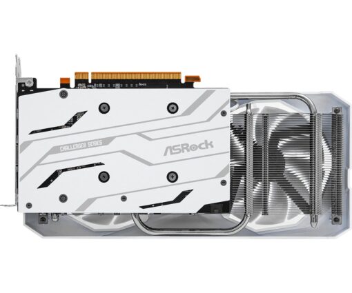 ASRock AMD Radeon RX 6600 Challenger White 8GB GDDR6 Graphics Card 0dB Silent Cooling 128-bit 7680 x 4320 DisplayPort HDMI 14 Gbps Dual Fan 7nm - Image 3