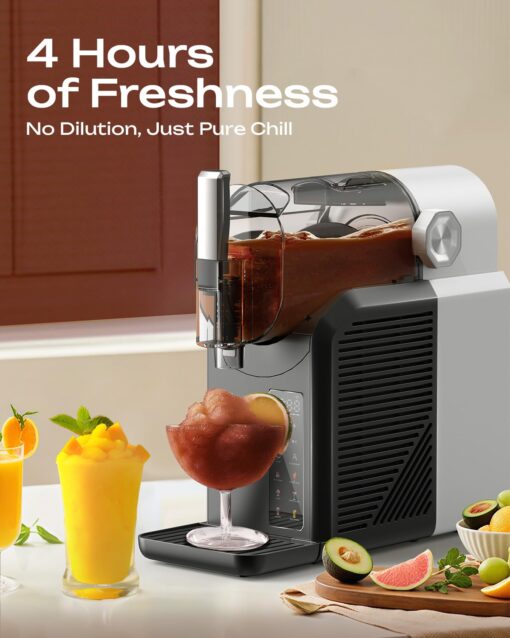 GreenEver Slushie Machine for Home: 15-Minute Slushy Machine(Fastest Results), Frozen Drink and Slushie Maker with 7 Preset Programs, 4 Hours Freshness, Slush, Milkshakes, Margaritas, Frappés and More - Image 6