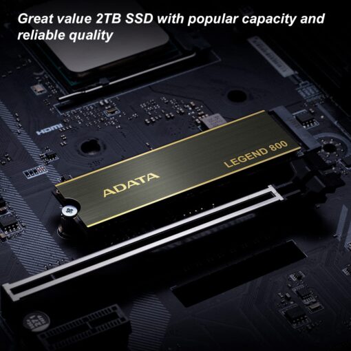 ADATA 2TB SSD Legend 800, NVMe PCIe Gen4 x 4 M.2 2280 Internal Solid State Drive, Speed up to 3,500MB/s, Storage for PC and Laptops, High Endurance with 3D NAND - Image 4
