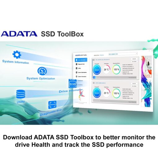 ADATA 2TB SSD Legend 800, NVMe PCIe Gen4 x 4 M.2 2280 Internal Solid State Drive, Speed up to 3,500MB/s, Storage for PC and Laptops, High Endurance with 3D NAND - Image 3