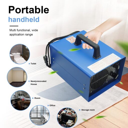 0zone Generator, 3500 Sq/Ft 0zone Machine Ionizer for Industrial, Commercial, Home, Car, Basement - Image 3