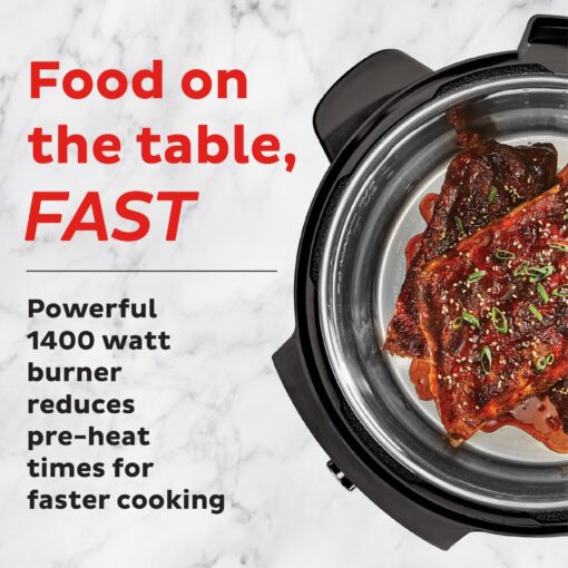 Instant Pot RIO Wide Plus, 7.5 Quarts 35% Larger Cooking Surface, WhisperQuiet Steam Release, 9-in-1 Electric Multi-Cooker, Pressure Slow Cooker, Rice Cooker, Steamer, Sauté, Cake & Warmer, XL - Image 4