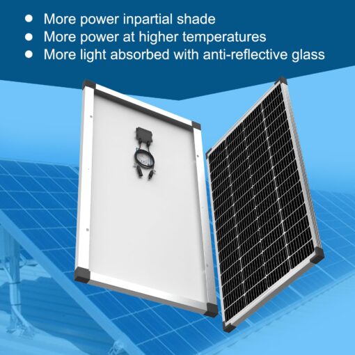ACOPOWER Solar Panel 175Watt 12 Volt,Monocrystalline High-Efficiency 175 Watt PV Module Power Charger for RV Caravan Marine Camper Rooftop Farm Battery and Other Off-Grid Applications - Image 3