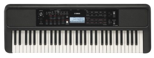 Yamaha 61 Touch Sensitive Keys Portable Keyboard for Beginners with Music Rest, Power Adapter PSR-E383