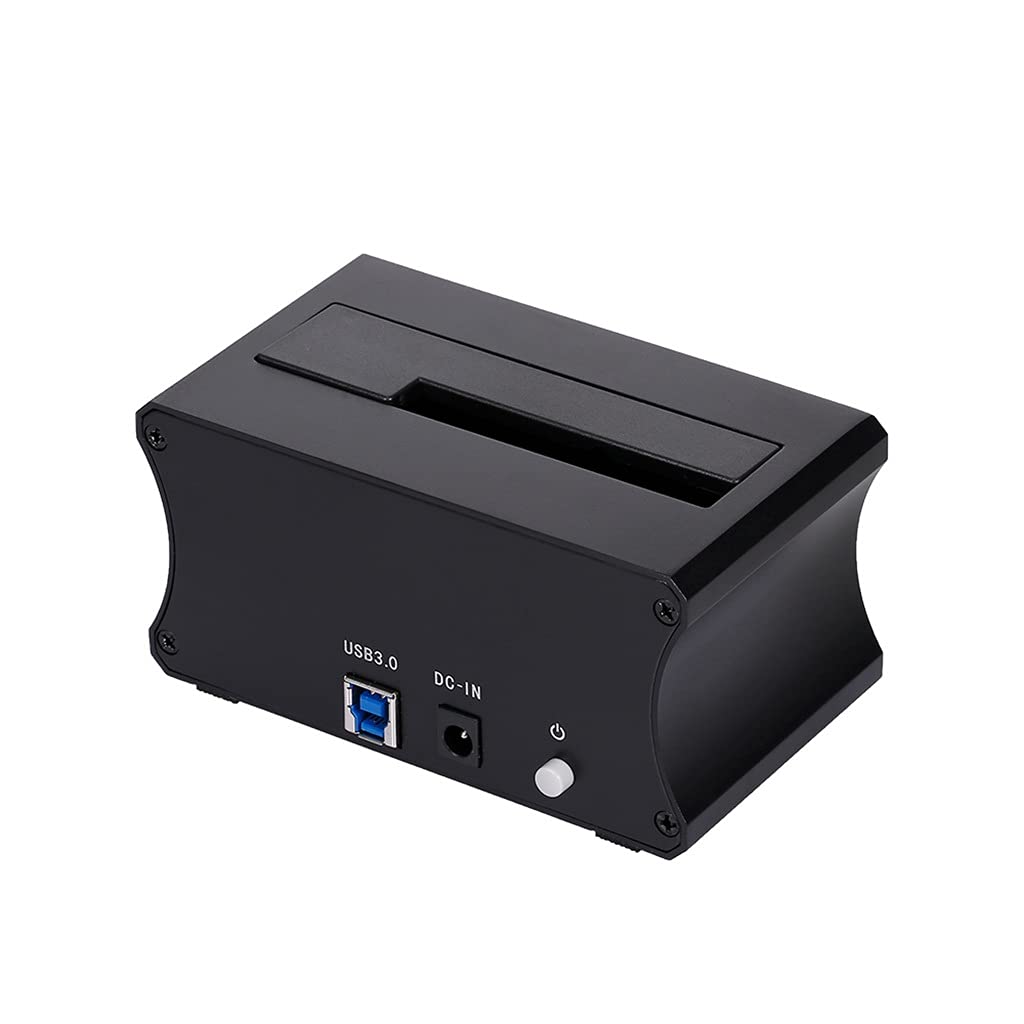 ZHCHAO USB3.0 Hard Drive Docking Station 2.5/3.5'' SATA HDD/SSD High Speed Aluminum Alloy HDD Enclosure Card Reader