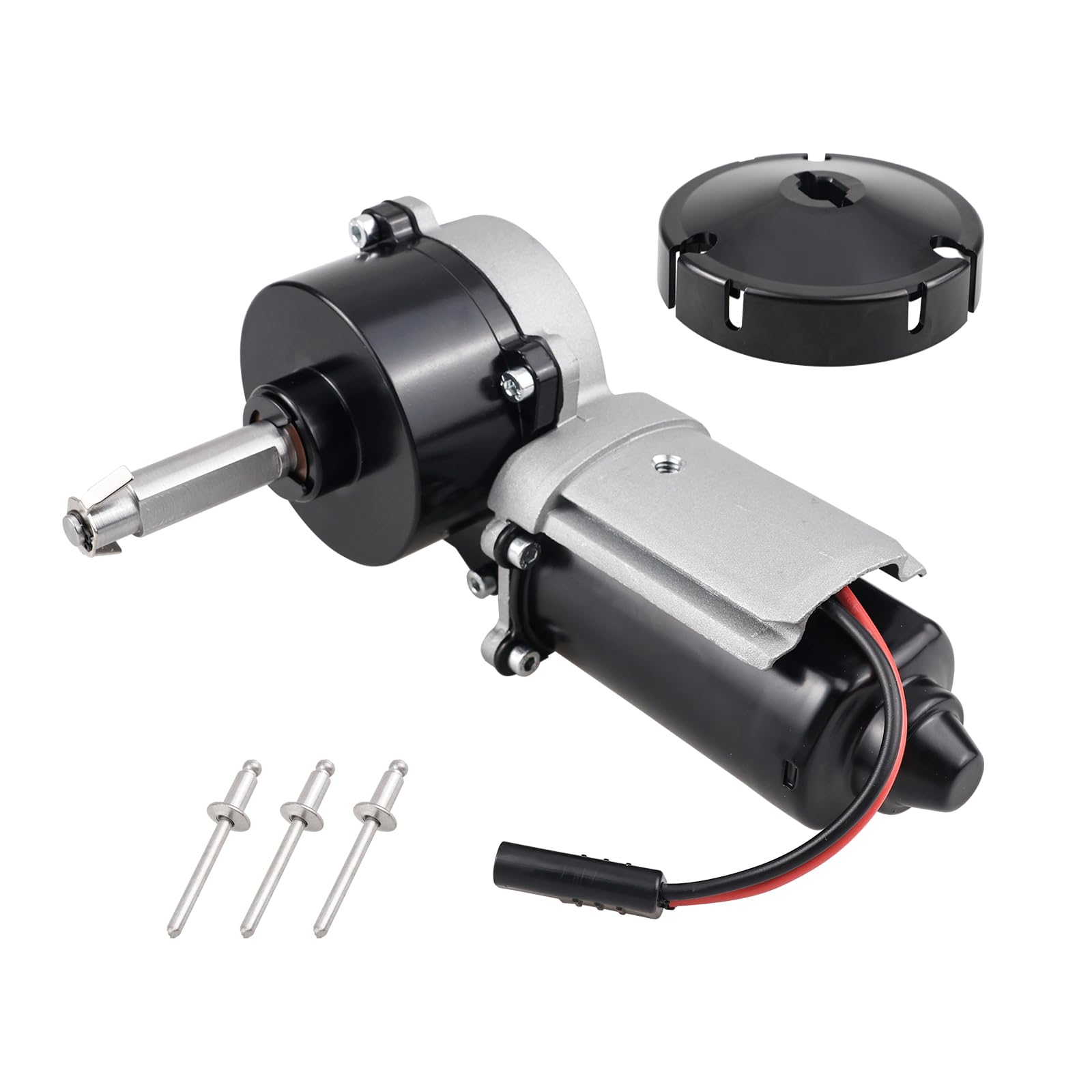 3317084.000U RV Awning Motor Drive Repair Kit Assembly Fit for Dometic 9200 Series, Replace OE# 3316605.001 8962001.400U, Black