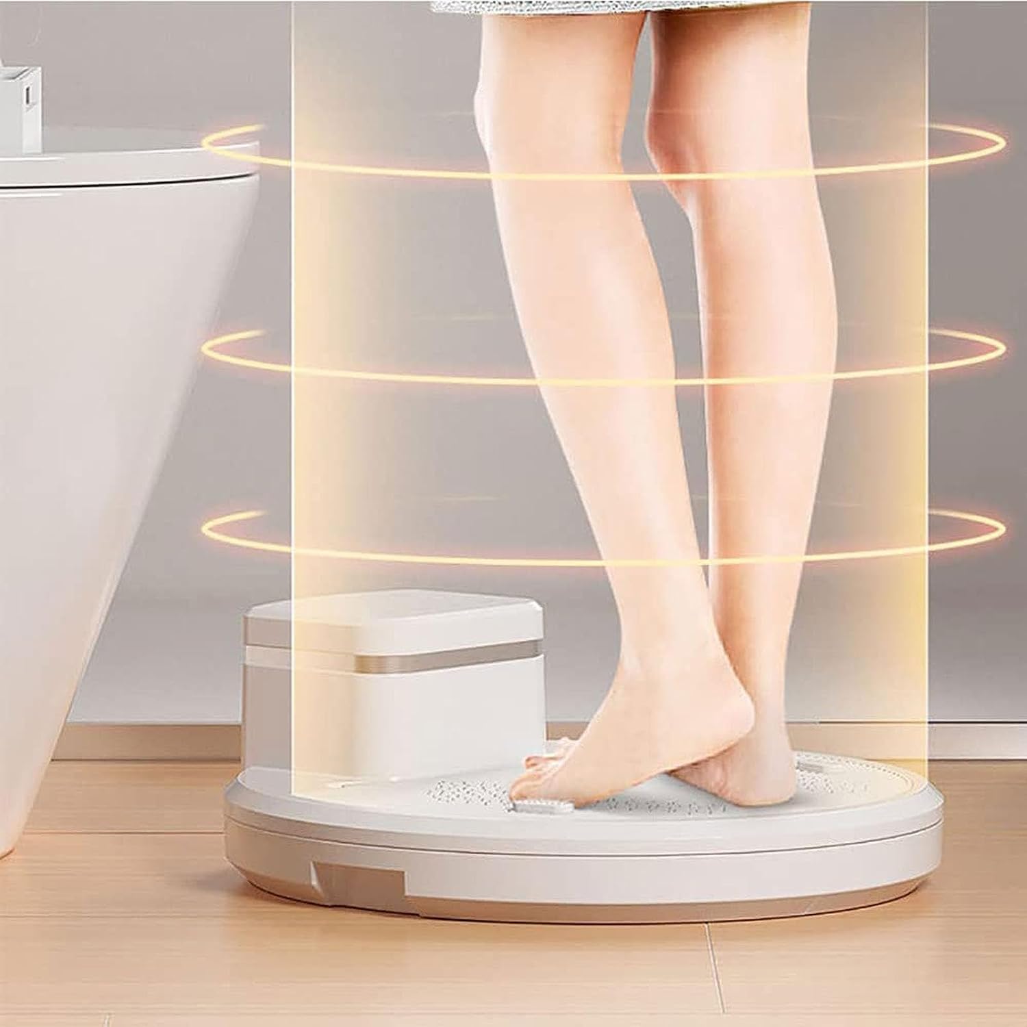 ZZYYZZ Full Body Dryer for Bathroom, Waterproof Smart Thermostat Body Heater Blow Dryer, Foot Touch Screen, Body Care Dryer, Gifts for Women/Mom/Girls, White