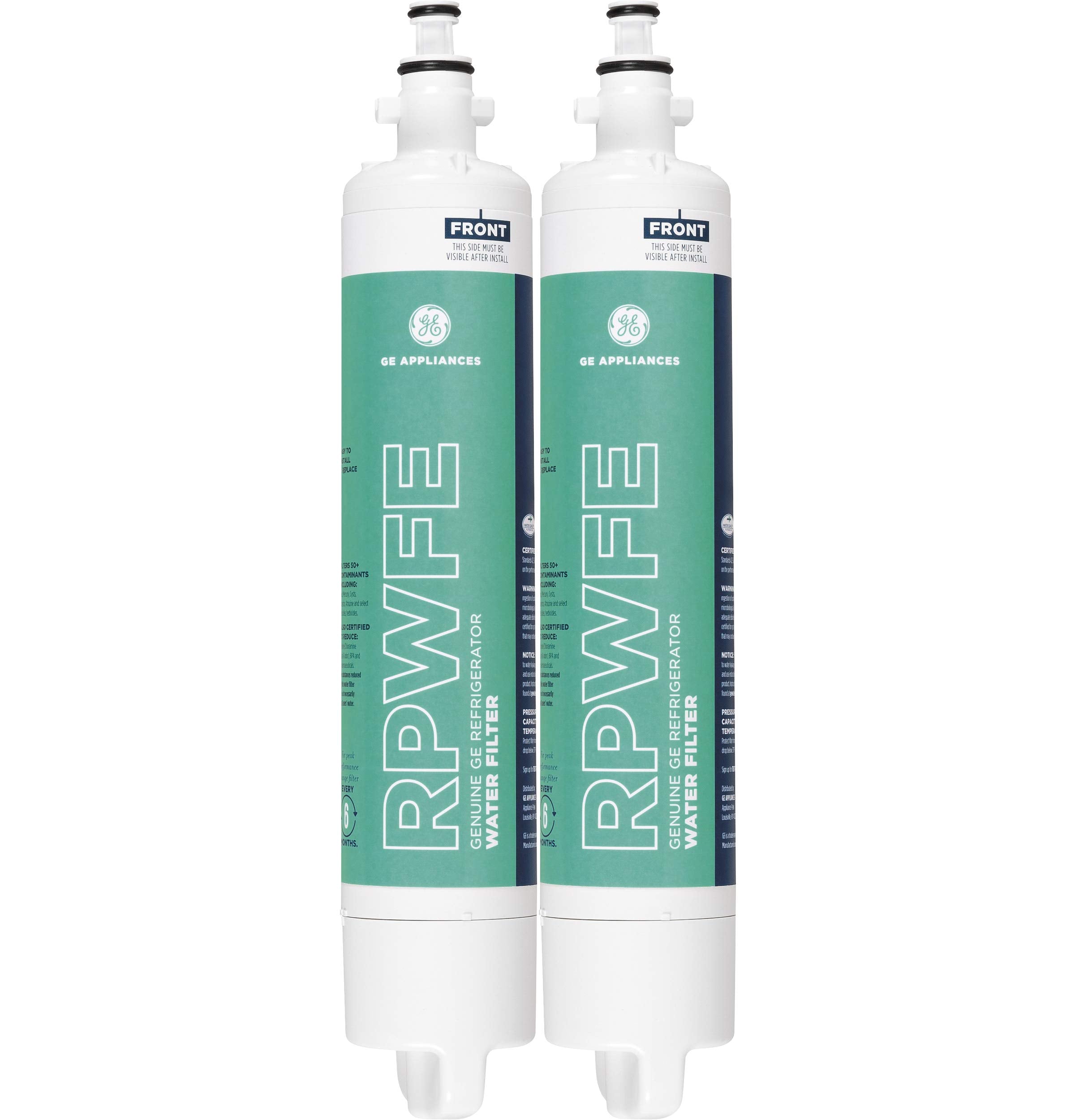 GE RPWFE2PK Refrigerator Water Filter, 2 Count (Pack of 1), White