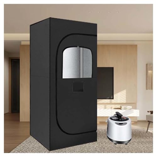 ZZWSJZKR Personal Sauna for Home 360° Whole Body Heat Steam Cycle ， Sauna Intelligent Timer with Remote Control ， Sauna Room Suitable for Gym/Yoga Etc.