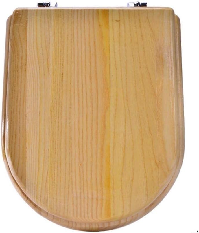 ZZNPS Toilet Seat Warmer, Wooden Toilet Seat Soft Close,Wood Toilet Seats,Premium Wooden Toilet Seat - Easy Installation, Stable Hinges, High Stability - Suitable for Family Bathrooms