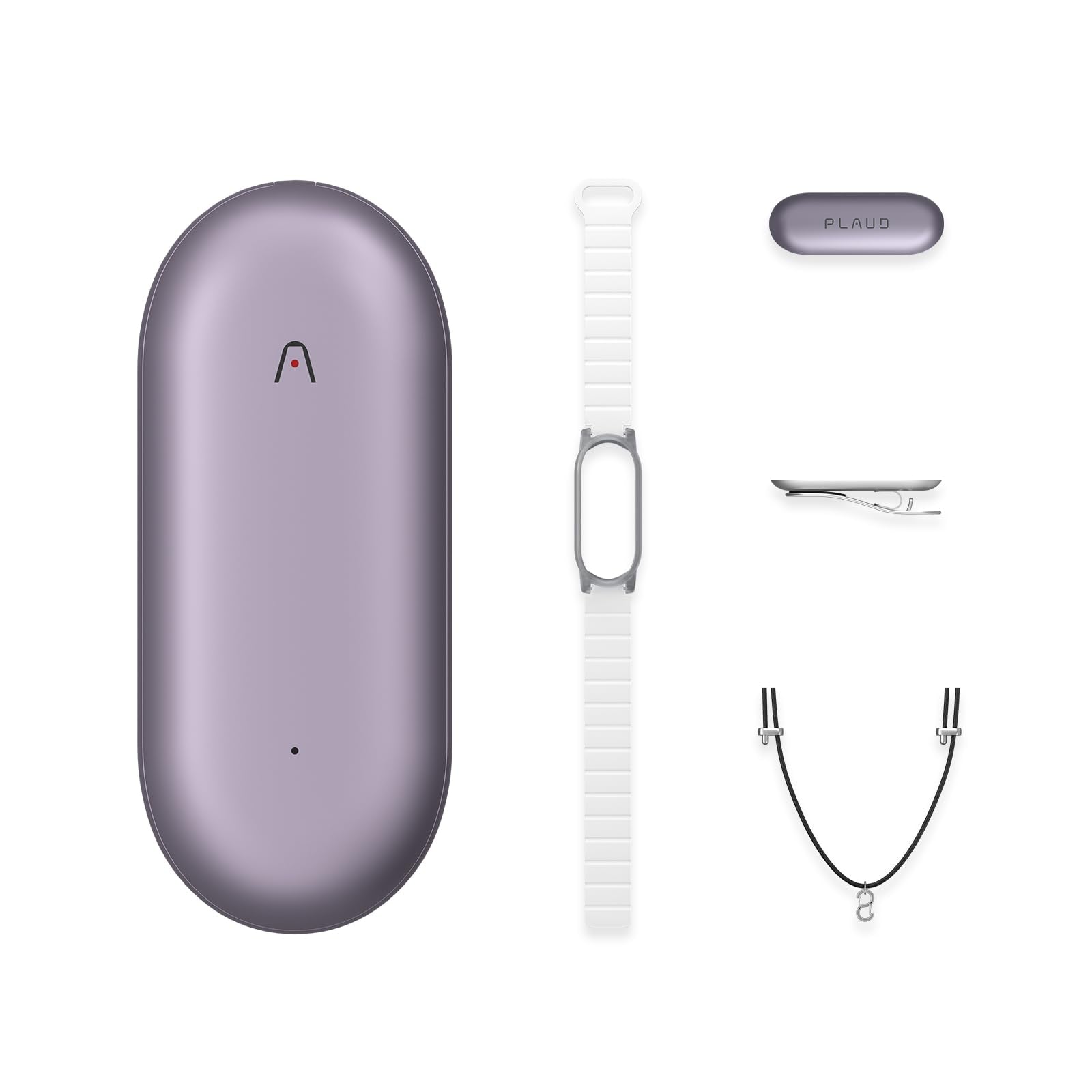 AI Voice Recorder, PLAUD NotePin Voice Recorder, App Control, AI Notetaker, AI Transcribe & Summarize Support 112 Languages, 64GB Memory, Audio Recorder for Lectures, Meetings, Purple